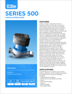 FloFab's HVAC Pumps: 500 Circulator Pump